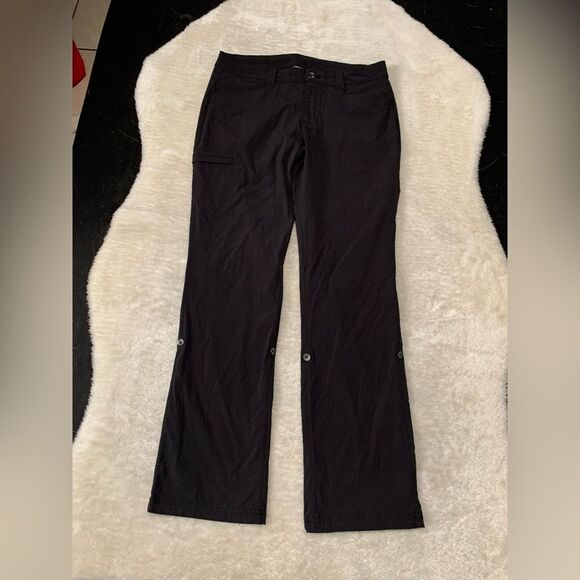 Eddie Bauer Pants Women 10 Hiking Rip stop Blakely Fit Roll up‎ Stretch - Picture 1 of 8